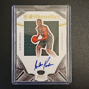Jabari Parker 2014-2015 Panini Crown Royal Silhouettes Auto RC Jersey #ED 25/99